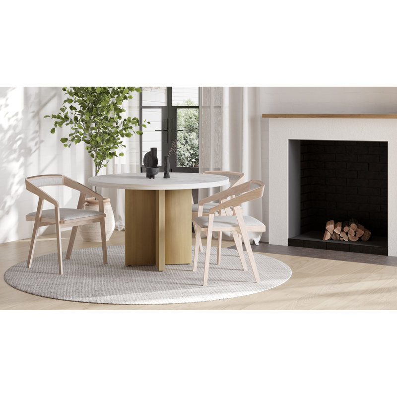 Graze Round Marble Dining Table