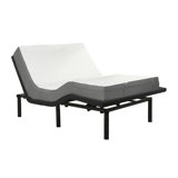 Damiansville 15" Adjustable Bed Frame with Memory Foam Mattress, Zero Gravity, Wireless Remote