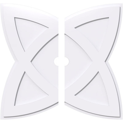 Médaillon de plafond contemporain en PVC de qualité architecturale Cosmo