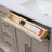 Arrthor 60'' Double Bathroom Vanity with Engineered Stone Top-336493858