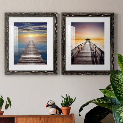 Caribbean Dusk - ensemble de 2 reproductions de photos