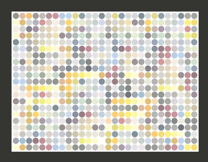 Coloured Polka Dots 1.54m x 200cm Wallpaper, 400 cm x 309 cm