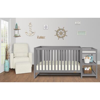Milo 5-in-1 Convertible Crib and Changer -  Dream On Me, 661-SGY