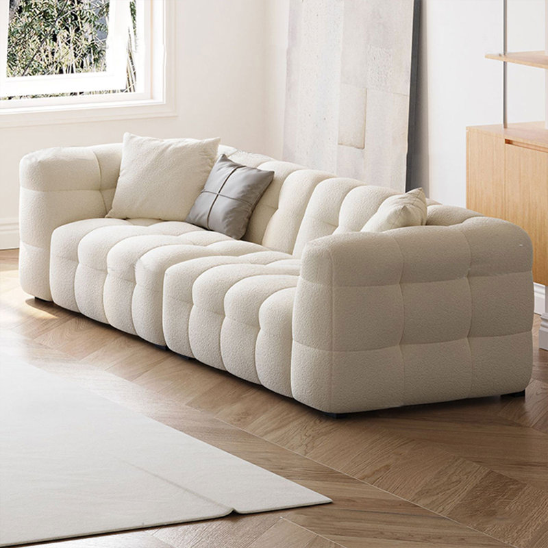 Coussin modulaire 110,24 "blanc 100% polyester