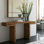Modern minimalist Italian-style console table