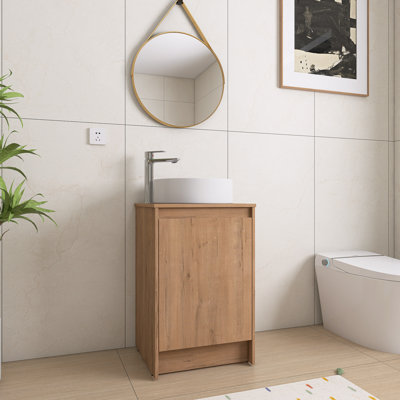  Bellmead 20'' Single Bathroom Vanity Set with Ceramic Sink Top