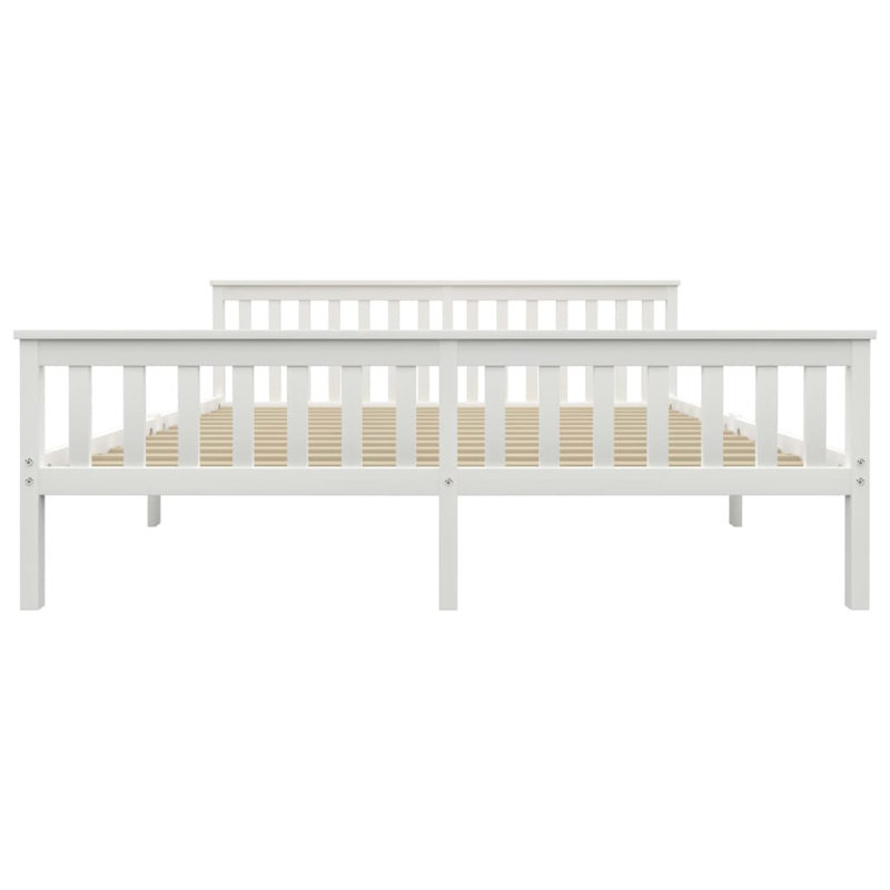 Whitworth Solid Wood Bed, 180 x 200 cm, white