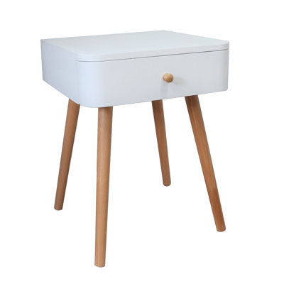 Bergenia 40cm W Solid + Manufactured Wood Bedside Table