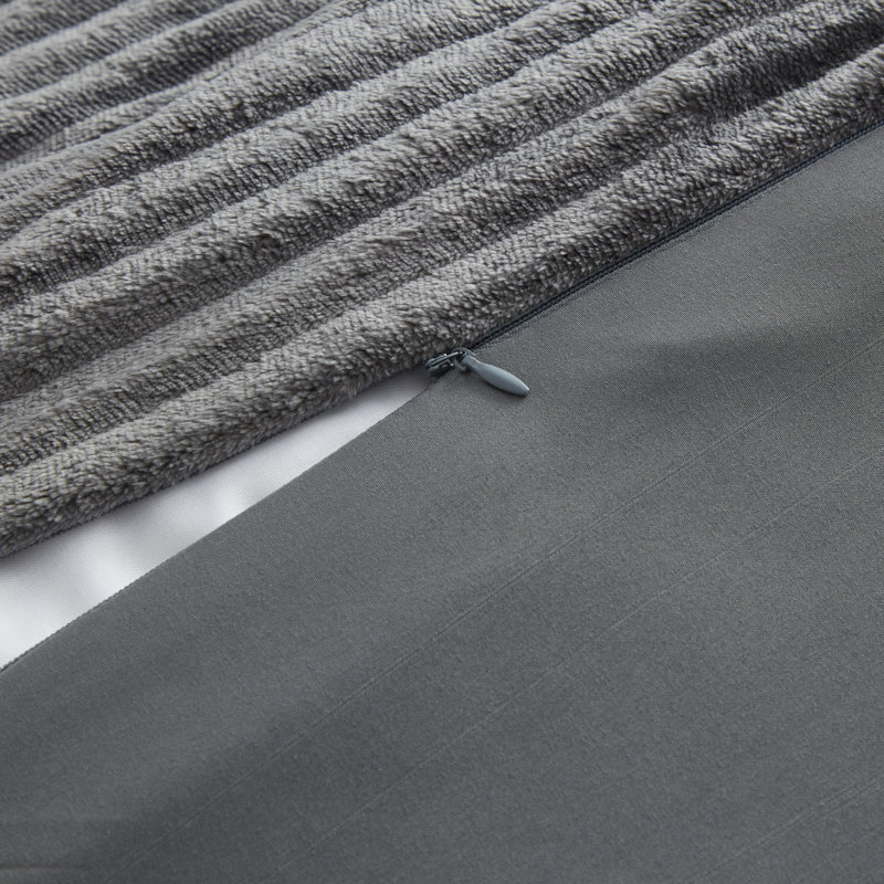 Duvet Cover, Charcoal Gray, Twin Duvet Cover + 1 Standard Sham