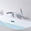 Robinet de baignoire mural avec douche à main, robinet de baignoire cascade, ensemble de robinet de baignoire-65702453