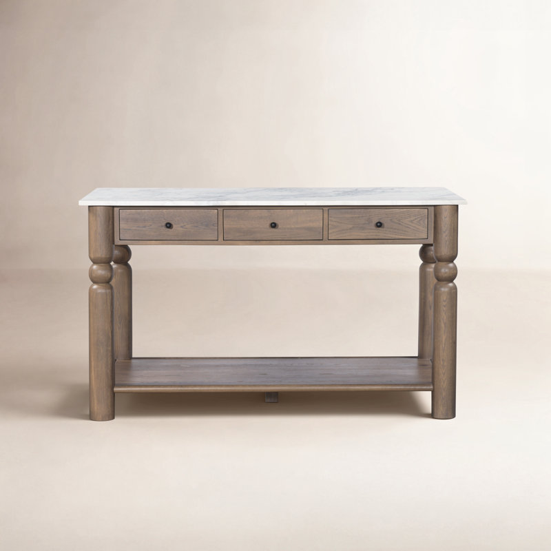 Dothan Kitchen Island-Toasted Oak