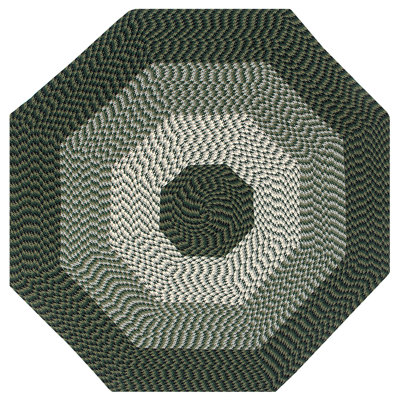 Orme Hand Braided Hunter Area Rug