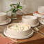 Gibson Elite Deerfield 16-Piece Stoneware Dinnerware Set – Stackable Plates and Bowls, Reactive Glaze, Service for 4, Cream White-115676021