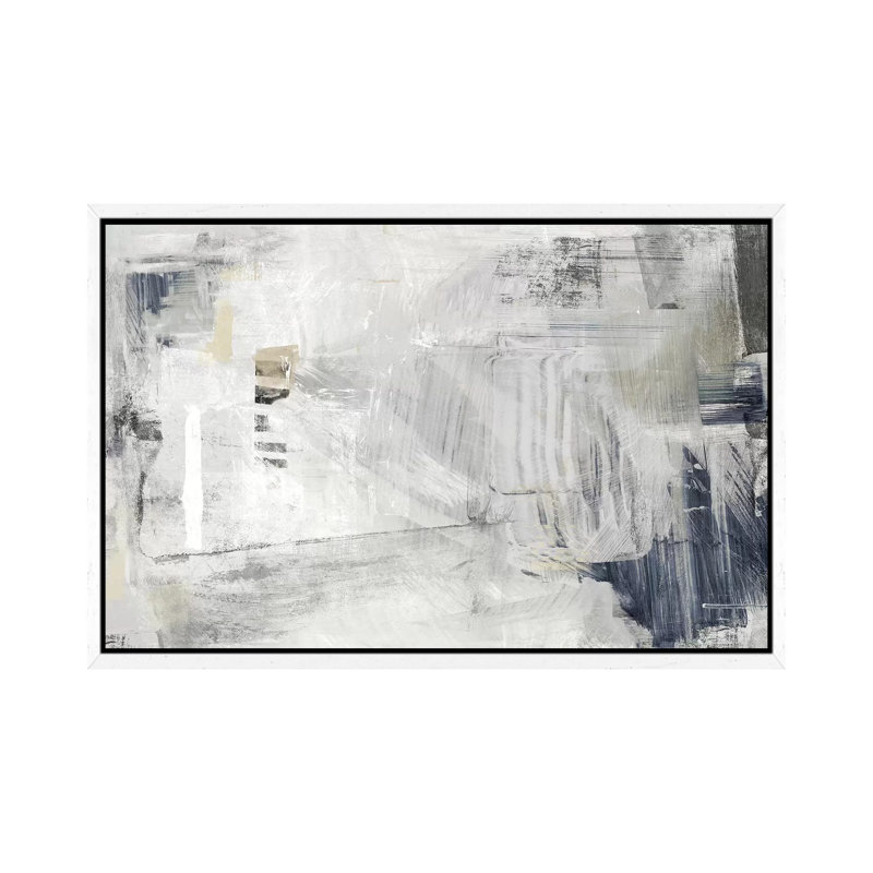 Mingled 1 Piece Painting on Canvas, 101.6 cm H x 66.04 cm W, White Framed