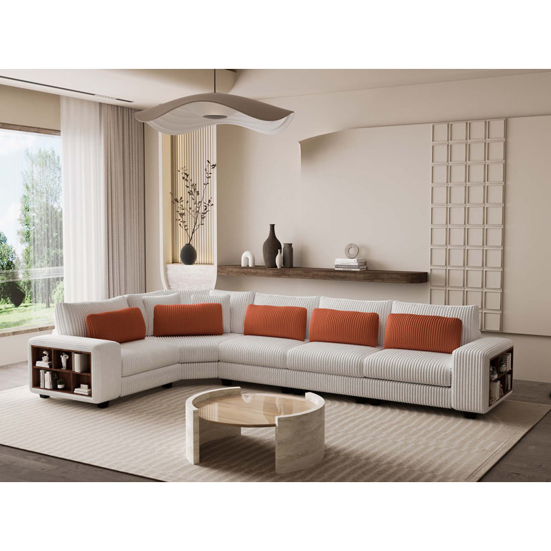 Canapé modulaire en L modulaire