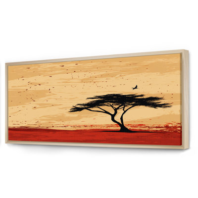 Arbre africain harmonieux 1 - Art mural africain