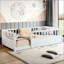 Lit simple Montessori avec porte et barrière de haute sécurité-133631680-133631681