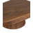 Ekta Solid Acacia Wood Coffee Table, Brown