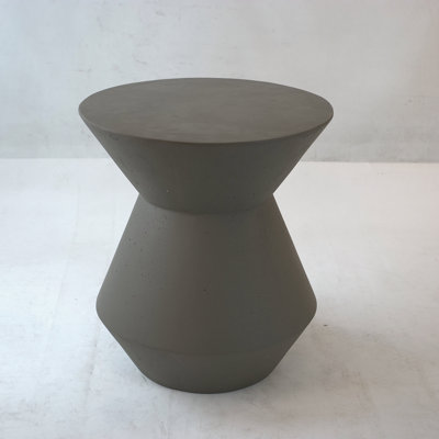 Decorative Garden Conner Table,18.1" H Modern Heavy Duty Patio Sturdy Faux Terrazzo Accent Table Side Table Plant Table For Indoor Outdoor