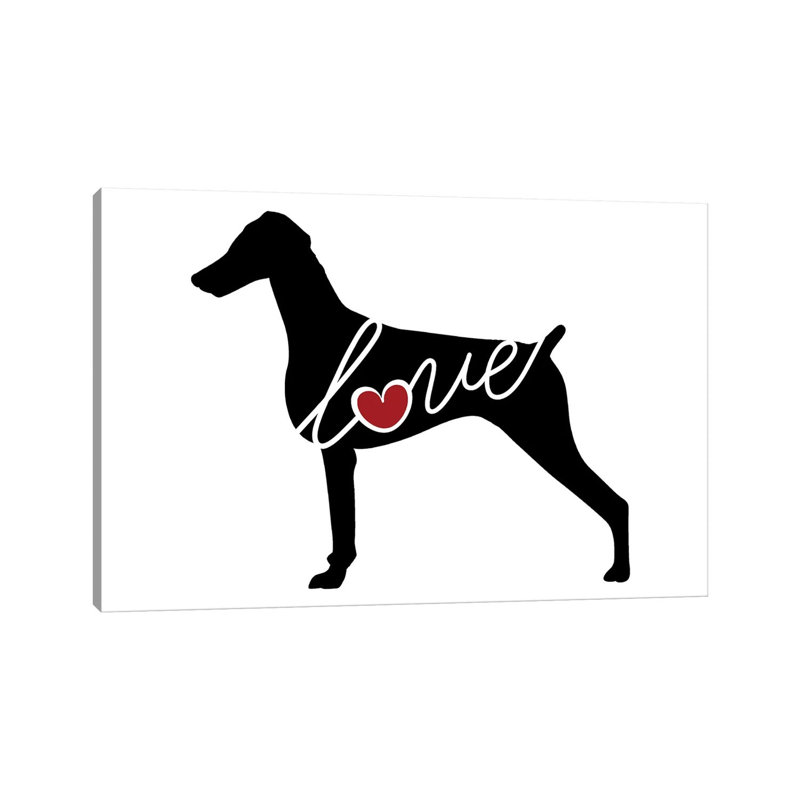 Doberman Undocked by Traci Anderson - Wrapped Canvas Gallery-Wrapped Canvas Giclée, 66.04 cm H x 45.72 cm W x 3.175 cm D