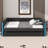 Full XL-Sized Daybed Comes With Trundle Bed & Integrated LED Lights-1282693428