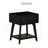 Cane Nightstand With Drawer and Shelf-1770200747