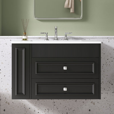 30'' Floating Bathroom Vanity With Ceramic Sink