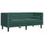  Canapé Chesterfield vert foncé