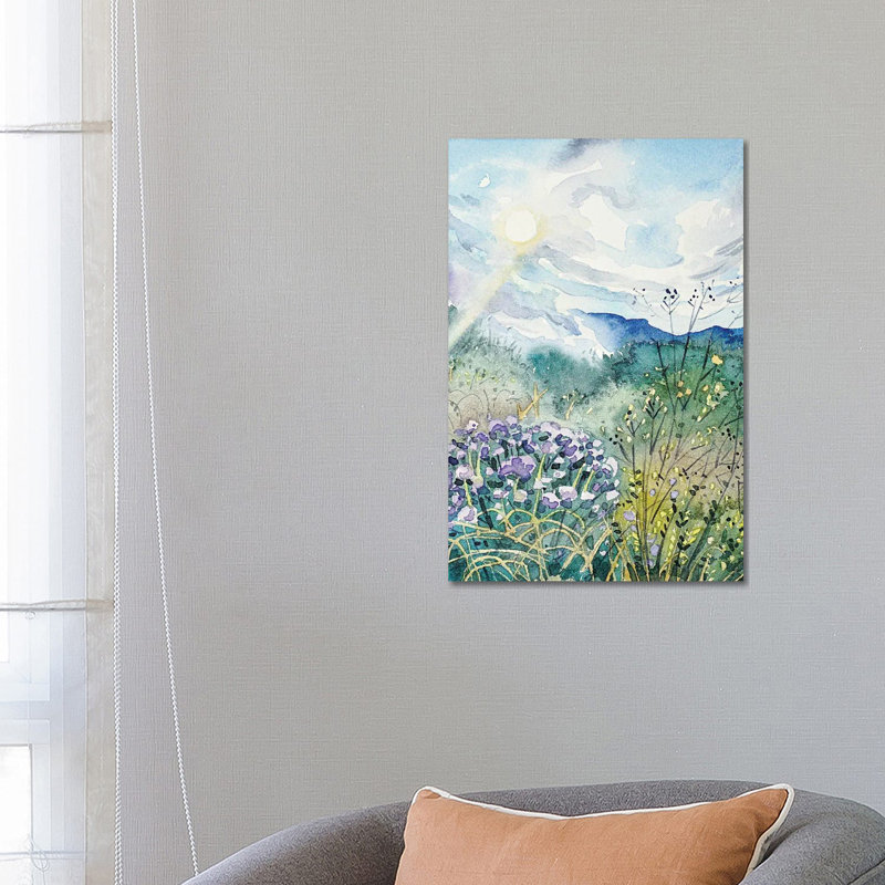 A Sunny Spring Day In Topanga by Luisa Millicent - Wrapped Canvas Painting