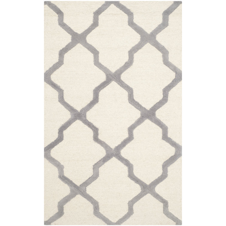 Darbonne Geometric Wool Hand Woven Area Rug