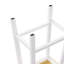 Grand îlot de cuisine de 48 pouces avec tabourets de bar, prises de courant et solutions de rangement polyvalentes pour les cuisines modernes