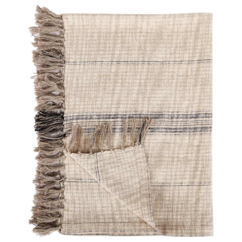 Blanket, Natural/Black