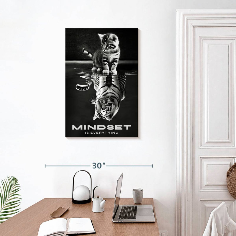 Mindset Is Everything I, 30" H x 20" W