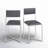 Aleko 18'' H Faux Leather Upholstered Metal Side Chair-97134146