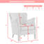 Velour Upholstered Armchair-1187404963