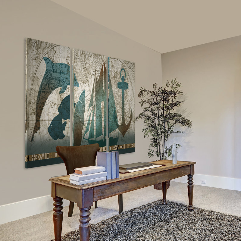 « to the sea », reproduction d’impression à multiples images sur toile tendue de galerie, 24 po x 36 po