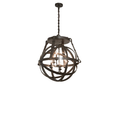 Lustre géométrique à 6 lumières Gulraiz