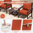 Outdoor Deep Seating Cushion Set Indoor And Outdoor Seat / Back Cushion, Available In 4 Sizes-929802351-929802342