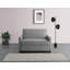 Gwendolynne 2 Seater Chenille Sofa Bed-88626255