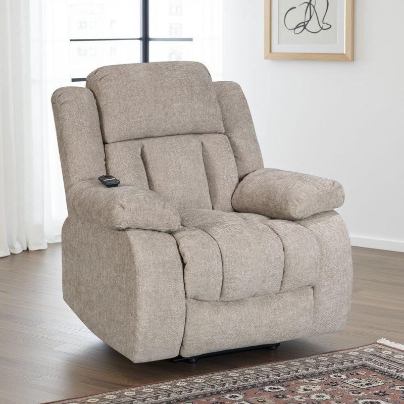 96cm Wide Chenille Lift Assist Standard Recliner