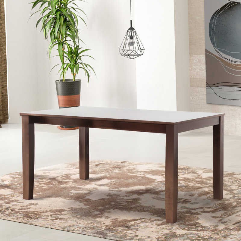 Conchetta Rectangular Dining Table, Standard Height (30" H), Brown