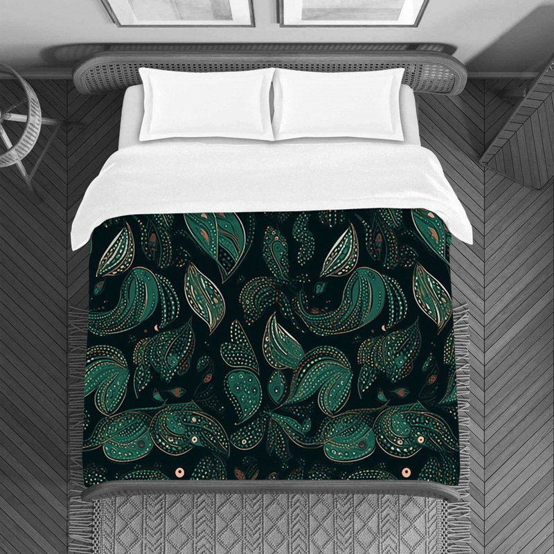 Paisley Bedding, Twin Duvet Cover