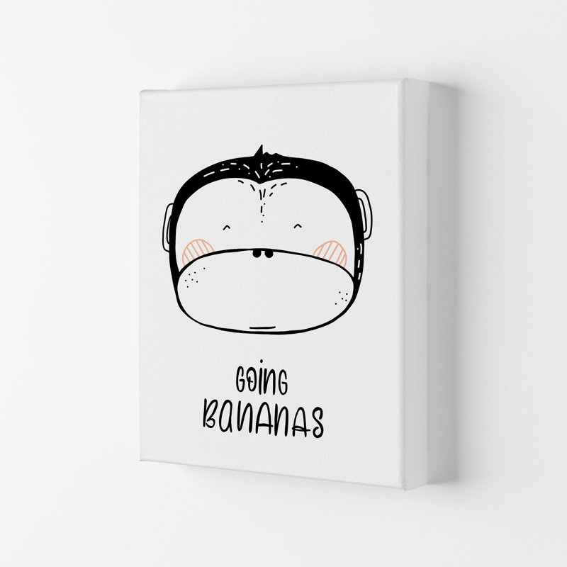 Monkey by Miniofmine - Print, Wrapped Canvas, 42cm H x 29.7cm W x 4cm D