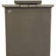 Square Stucco Propane Smokeless Outdoor Fireplace