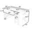 Lit mezzanine en bois avec tablettes de rangement, bureau, tableau noir et échelle-1912828144-1912828146