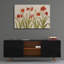 «Row of Red Amaryllis Light» par Cheri Blum, art mural en verre acrylique-894247414