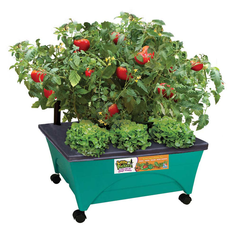 Warlick City Picker Raised Bed, Teal
