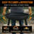 Lataivia Round Steel Wood Burning Fire Pit