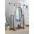 34.5'' Metal Rolling Clothing Rack