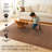 Solid Espresso Performance Flatweave Washable Indoor / Outdoor Rug-1399386572